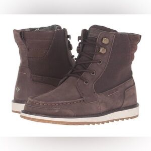 SPERRY DOCKYARD BOOT oiled leather and canvas